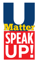 U Matter, Speak UP! Logo