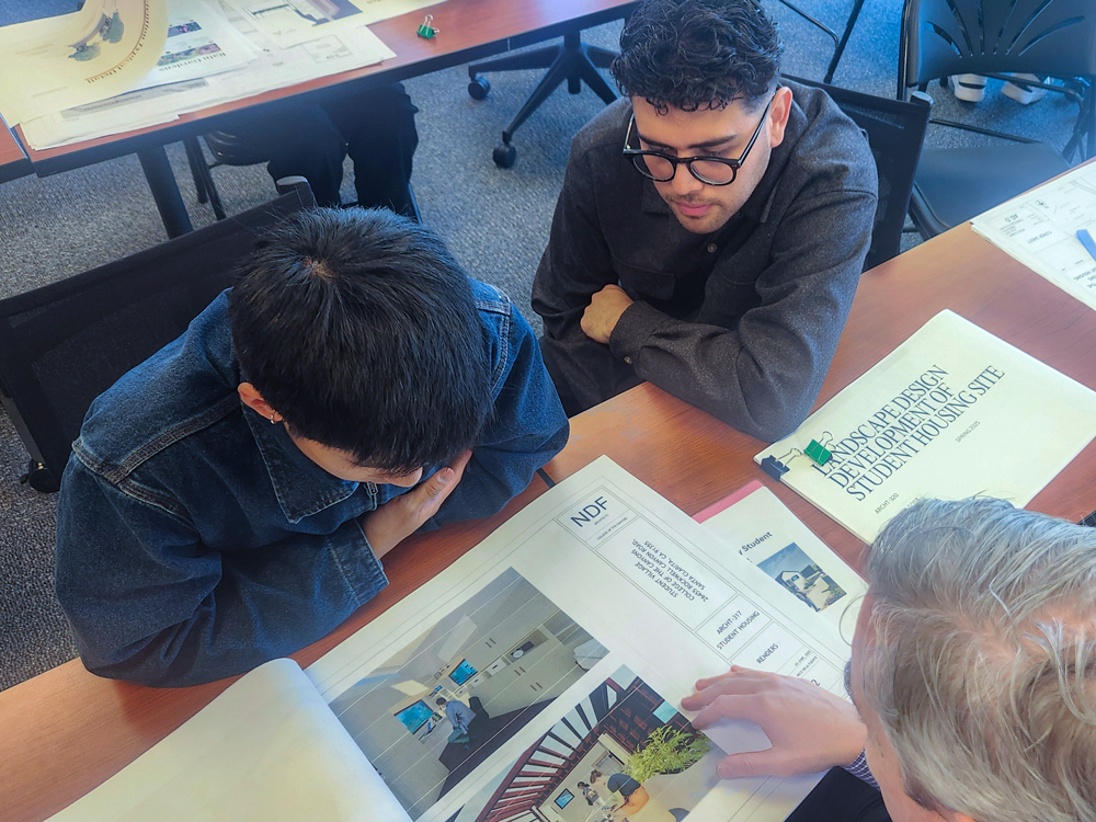 BSBP student's work being evaluated.