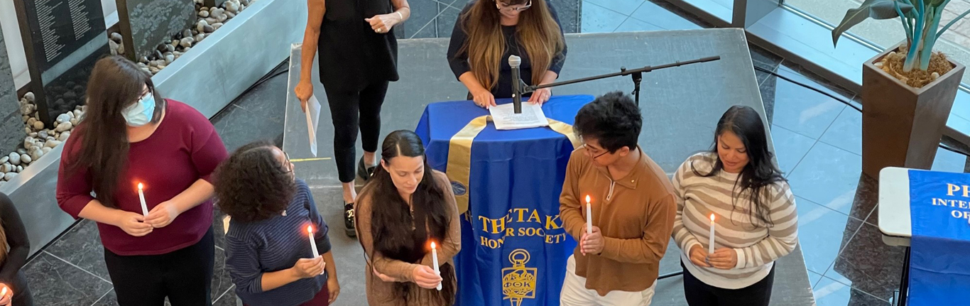 College of the Canyons Phi Theta Kappa graduating students.