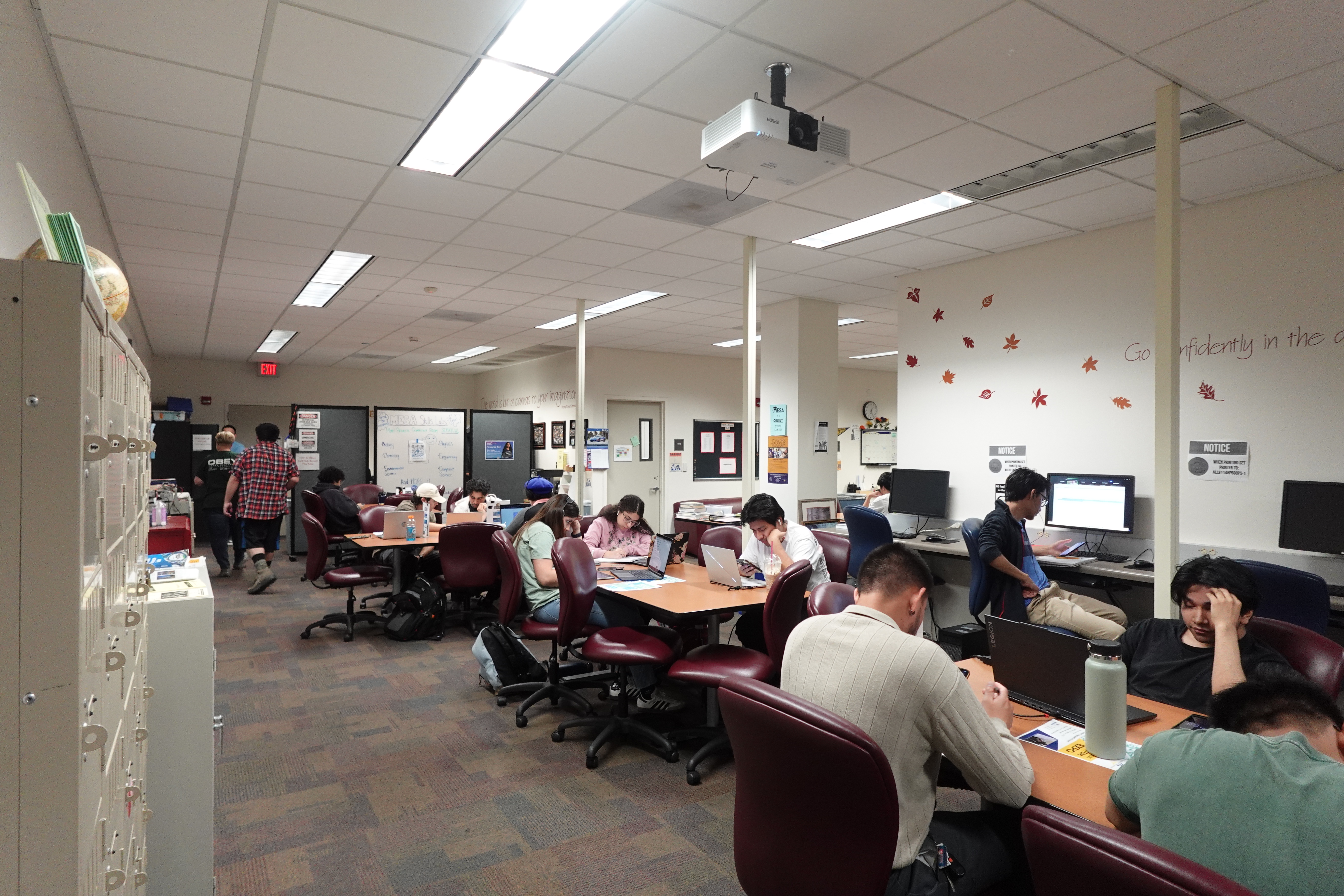 MESA Students Studying.