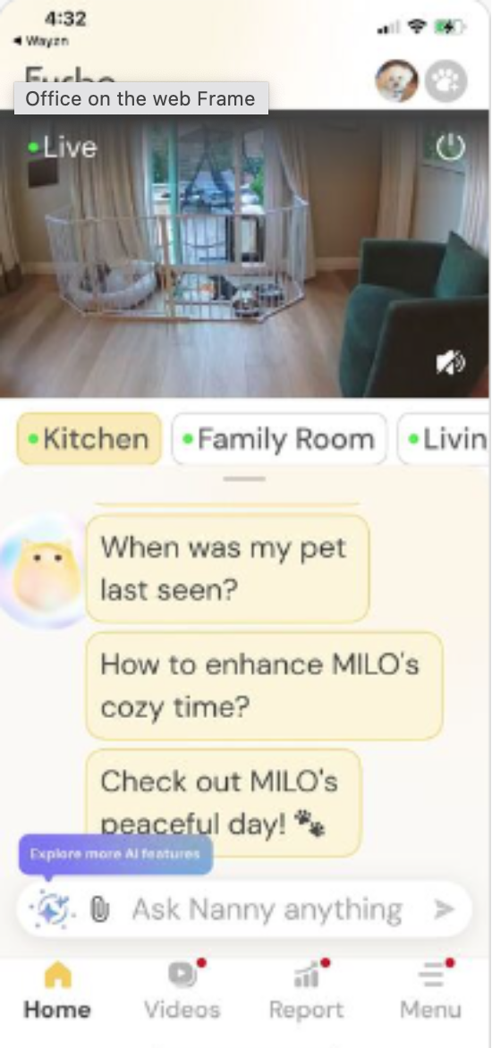 Screenshot of the turbo application on a smart-phone.