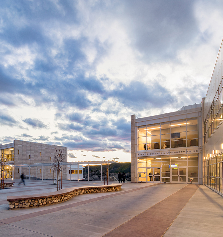 The Upper Plaza at the Canyon Country campus.