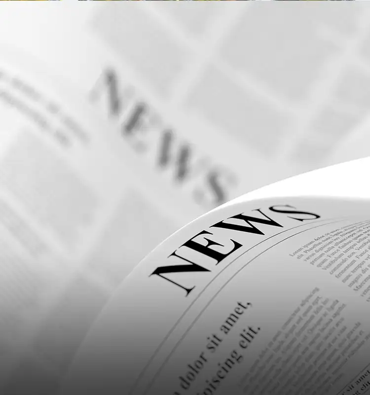 Abstract illustration of newspaper pages