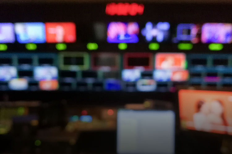 Newsroom abstract illustration