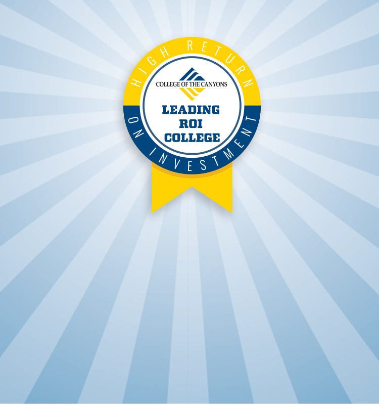 College of the Canyons is a Leading ROI College
