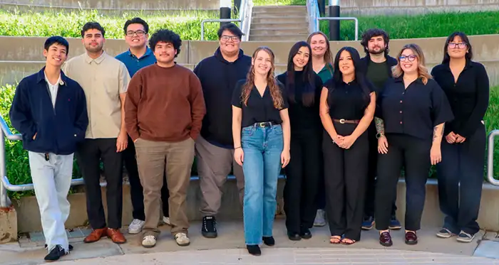 Group photo of the first graduating class of the Building Performance Bachelor's Program.