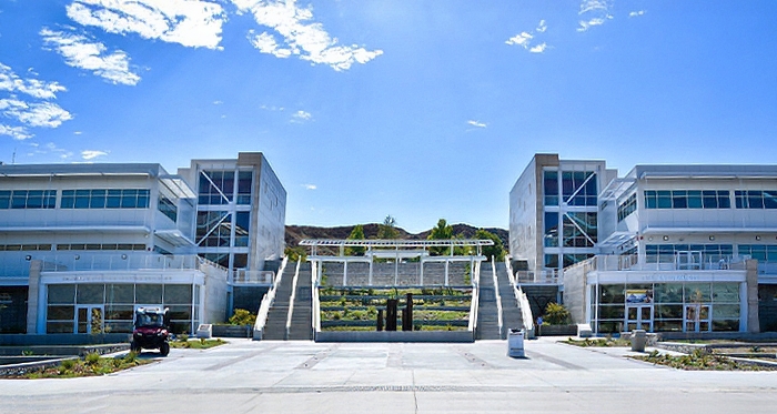 Science and Student Services buildings at the Canyon Country campus.