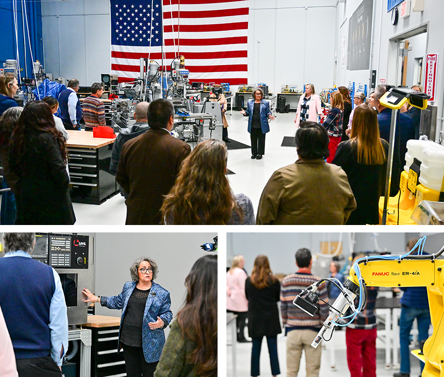 Members of the South Central Coast Regional Consortium tour the Advanced Technology Center.