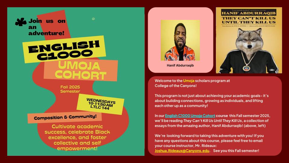 English C1000 - Umoja Promotional Flyer