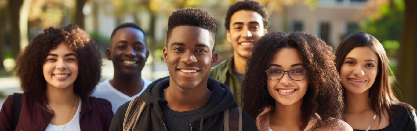 Umoja Community Home Page Image of Diverse Students