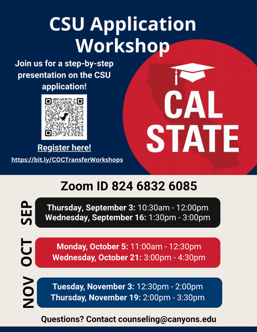 CSU Application Workshops FA26 Updated