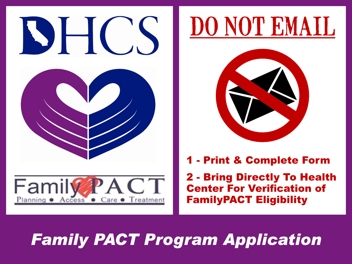 DHCS Family PACT Application