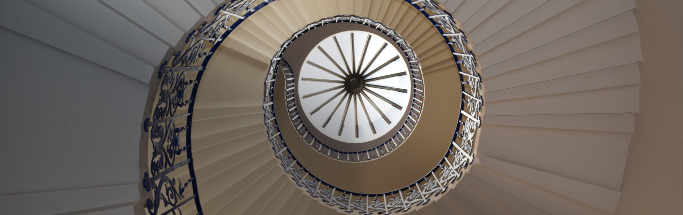 Spiral staircase.