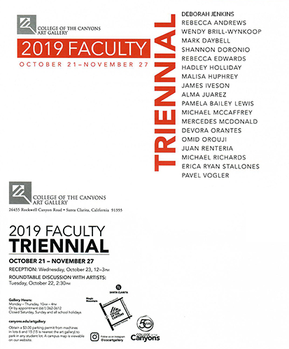 2019 Faculty Triennial