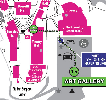 college of the canyons campus map Visiting The Art Gallery college of the canyons campus map