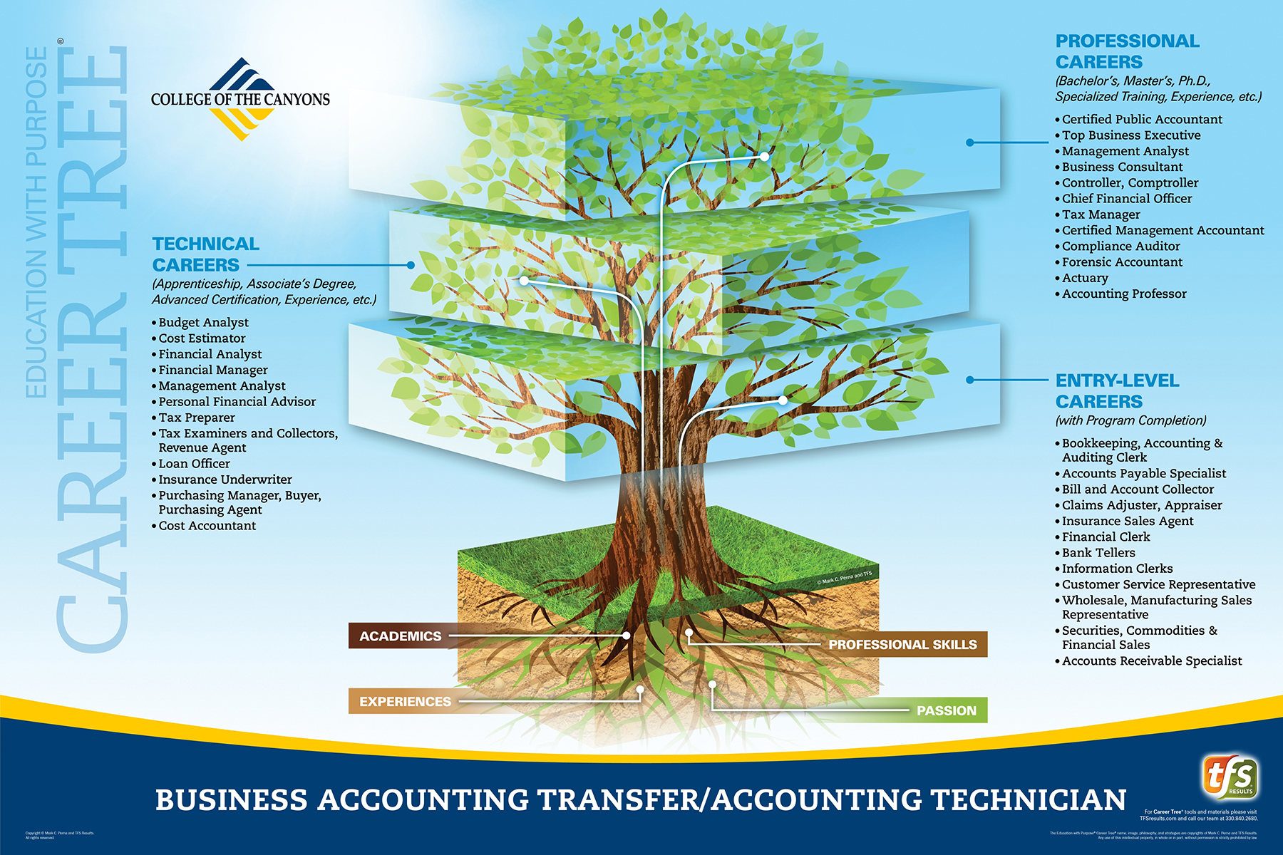 Career Tree Levels - Business Accounting Technician