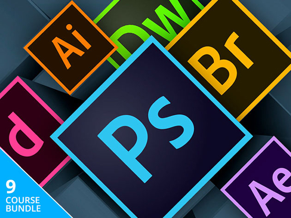 Graphic of software logos.