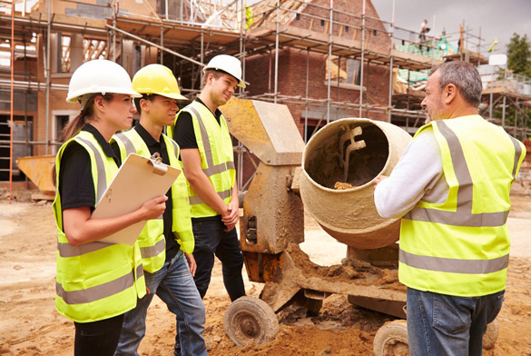 Group of construction workers.