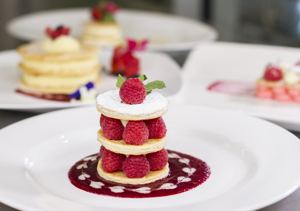 The art of plating at iCUE, College of the Canyons.  