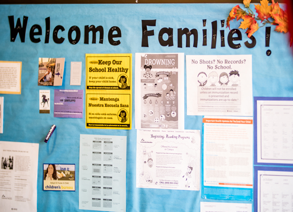 Welcome Families! at Early Childhood Education class.   