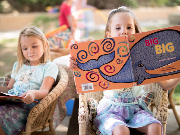 Children learning through playtime at Early Childhood Education class.  