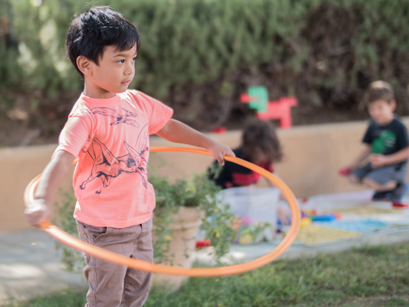 Children learning through playtime at Early Childhood Education class. 