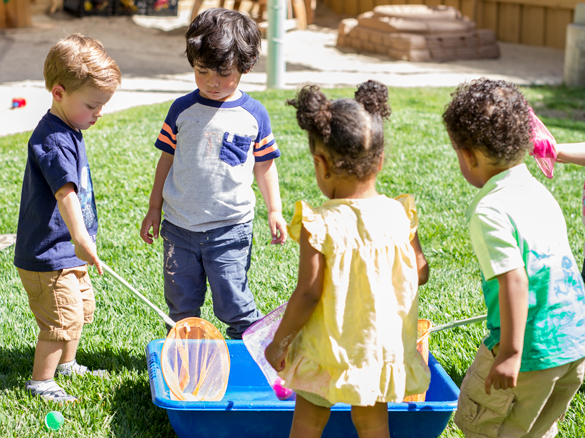 Children learning through playtime at Center for Early Childhood Education. 