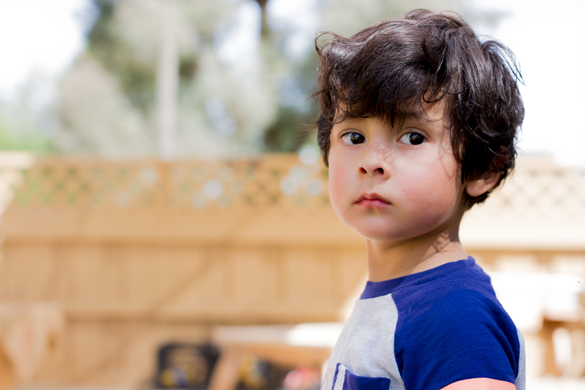 Child playing at Center for Early Childhood Education.  