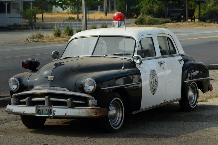 Old Plymouth Police Car