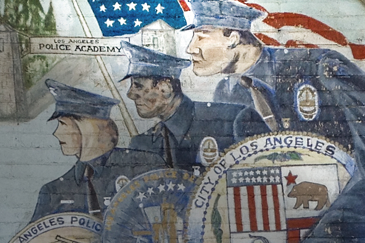 LAPD Academy Painting.