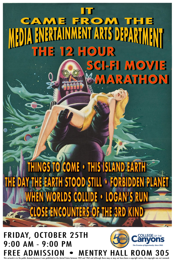 Movie Poster - COC 12 Hour Sci-Fi Movie Marathon