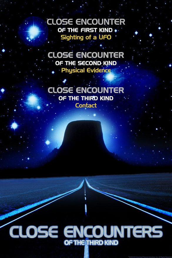Movie poster - Close Encounters of the 3rd Kind