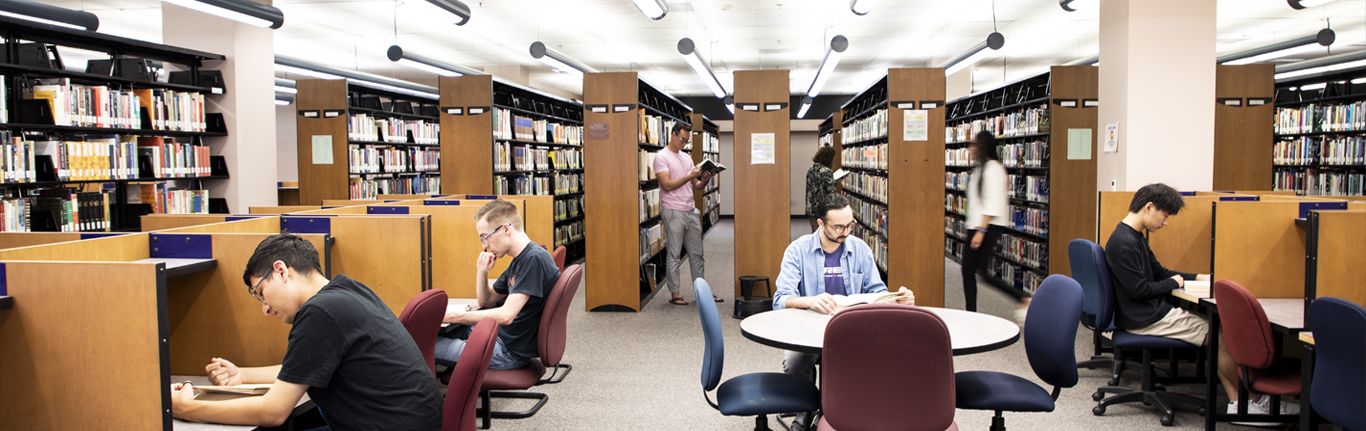 Library books and readers