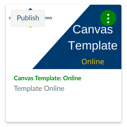 Faculty Canvas Template - Online