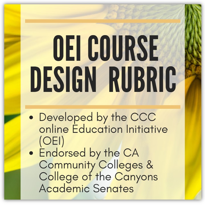 OEI Course Design Rubric