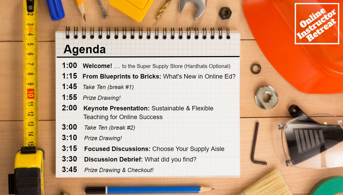 Online Instructor Retreat 2022 Agenda