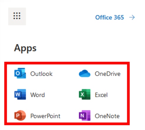 select the Microsoft Office application you would like to use