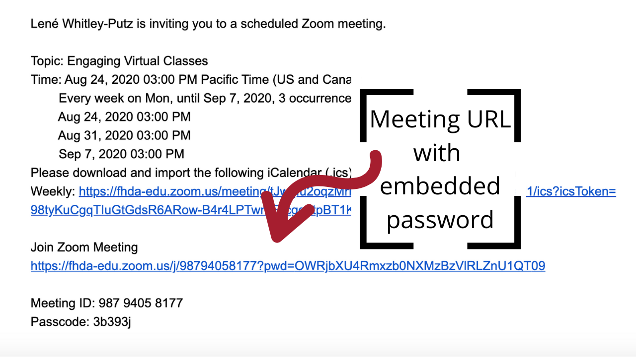 Zoom meeting url
