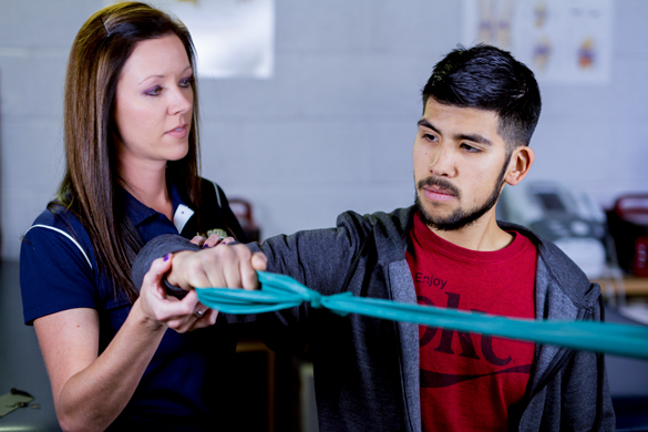 Sports Medicine student in physical therapy.