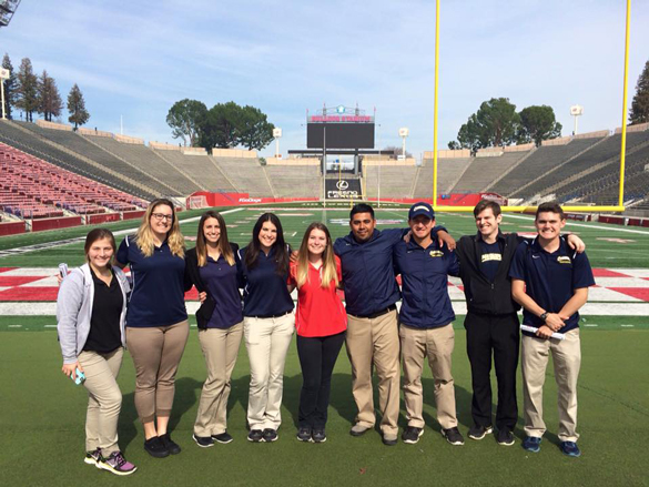 Sports Medicine students visiting Fresno.