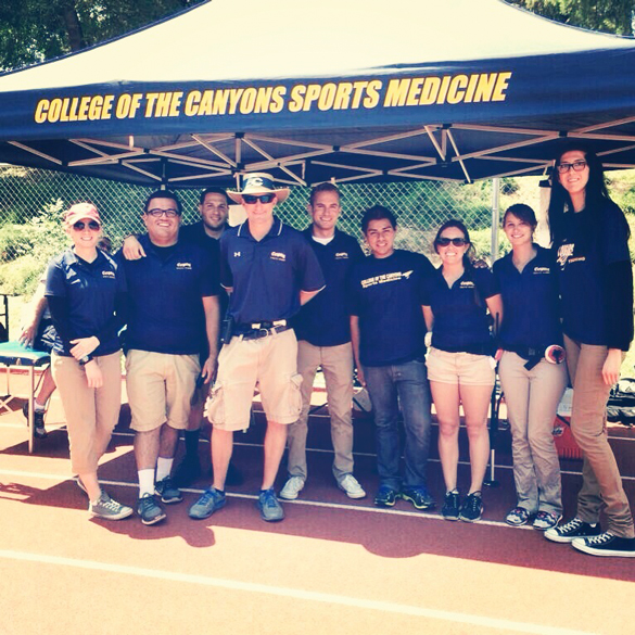 Sports Medicine students Track Meet 2014.