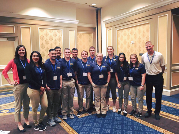 Sports Medicine students attending FWATA 2017.