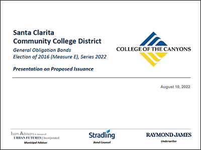 Presentation on Proposed Issuance cover