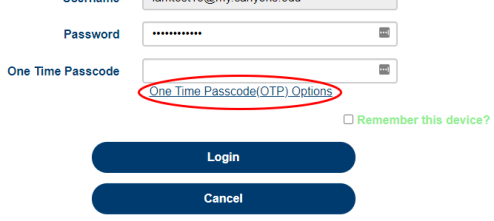 How to change your OTP delivery method when logging in