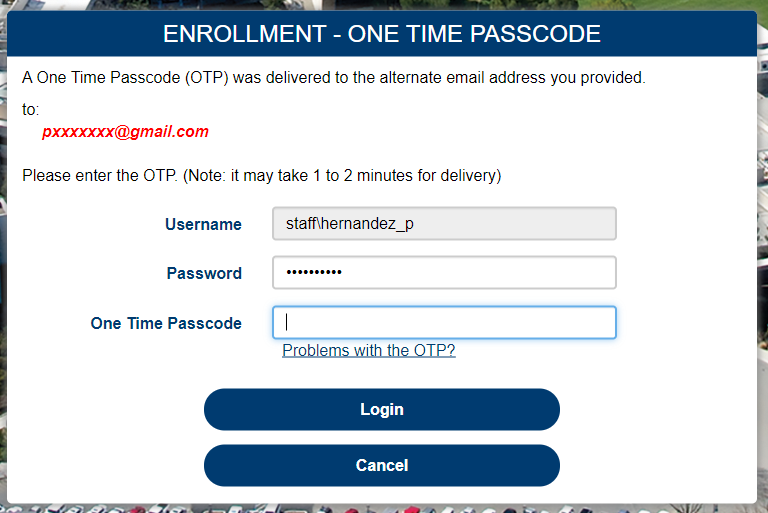 Portal Guard Login Example