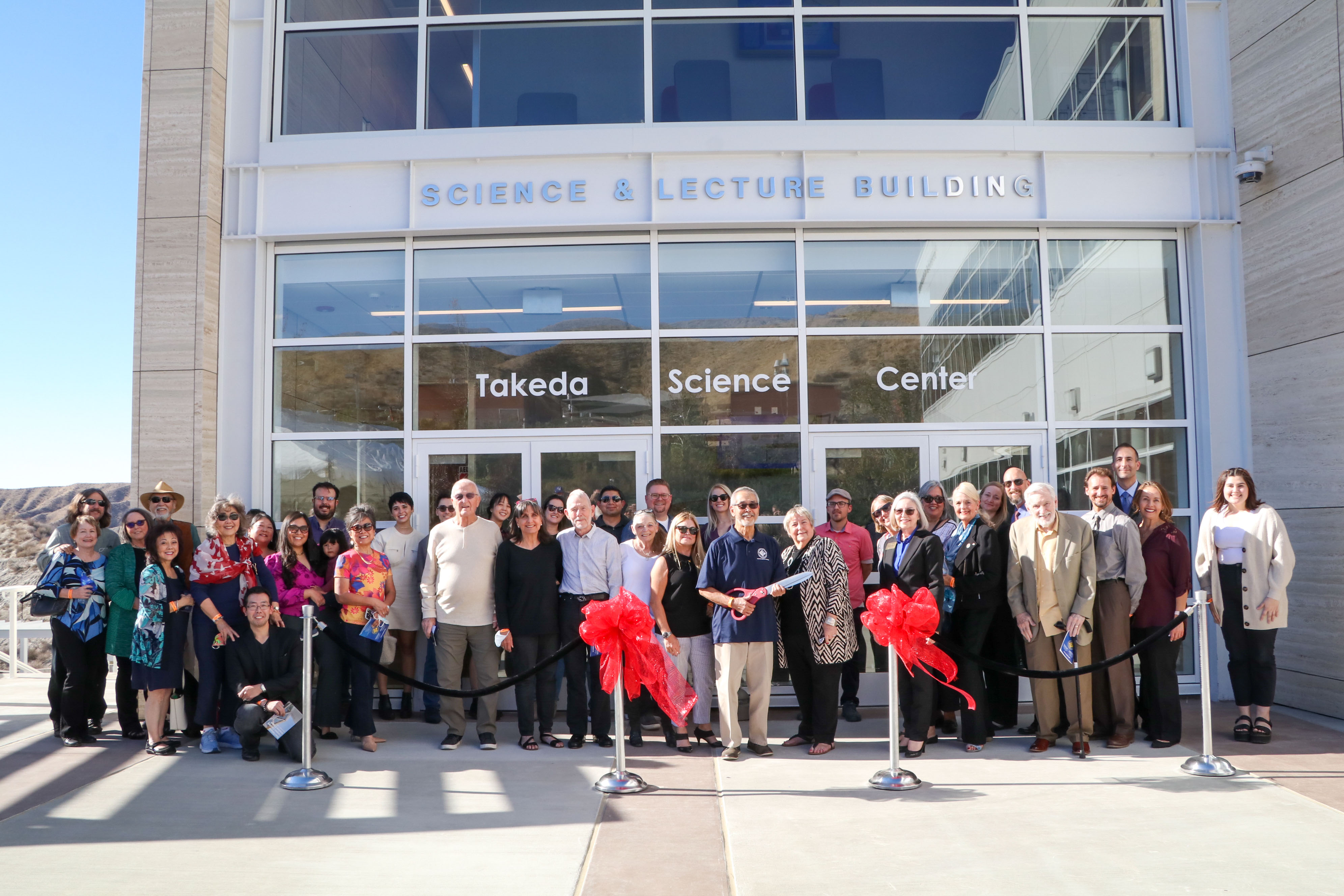 Don Takeda Science Center ribbon cutting ceremony