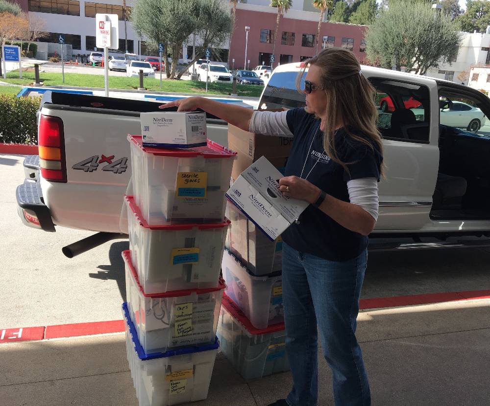 In light of the global shortage of Personal Protective Equipment (PPE) for healthcare professionals handling coronavirus cases, the College of the Canyons nursing program has donated this essential equipment to Henry Mayo Newhall Hospital.