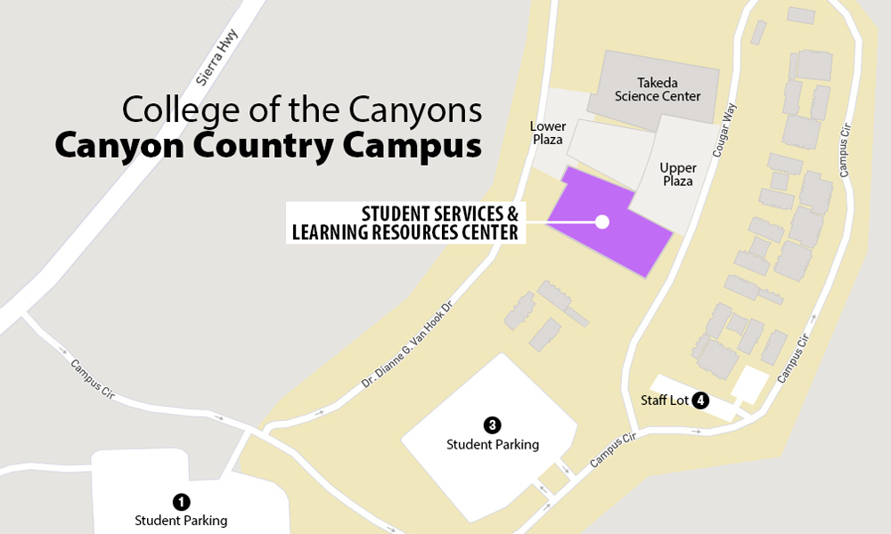 Canyon Country campus map
