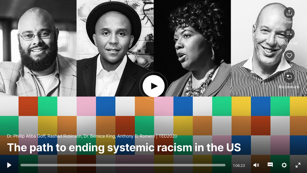 TEDx Ending Racism video