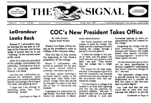 Thumbnail of Signal newspaper, July 1, 1988